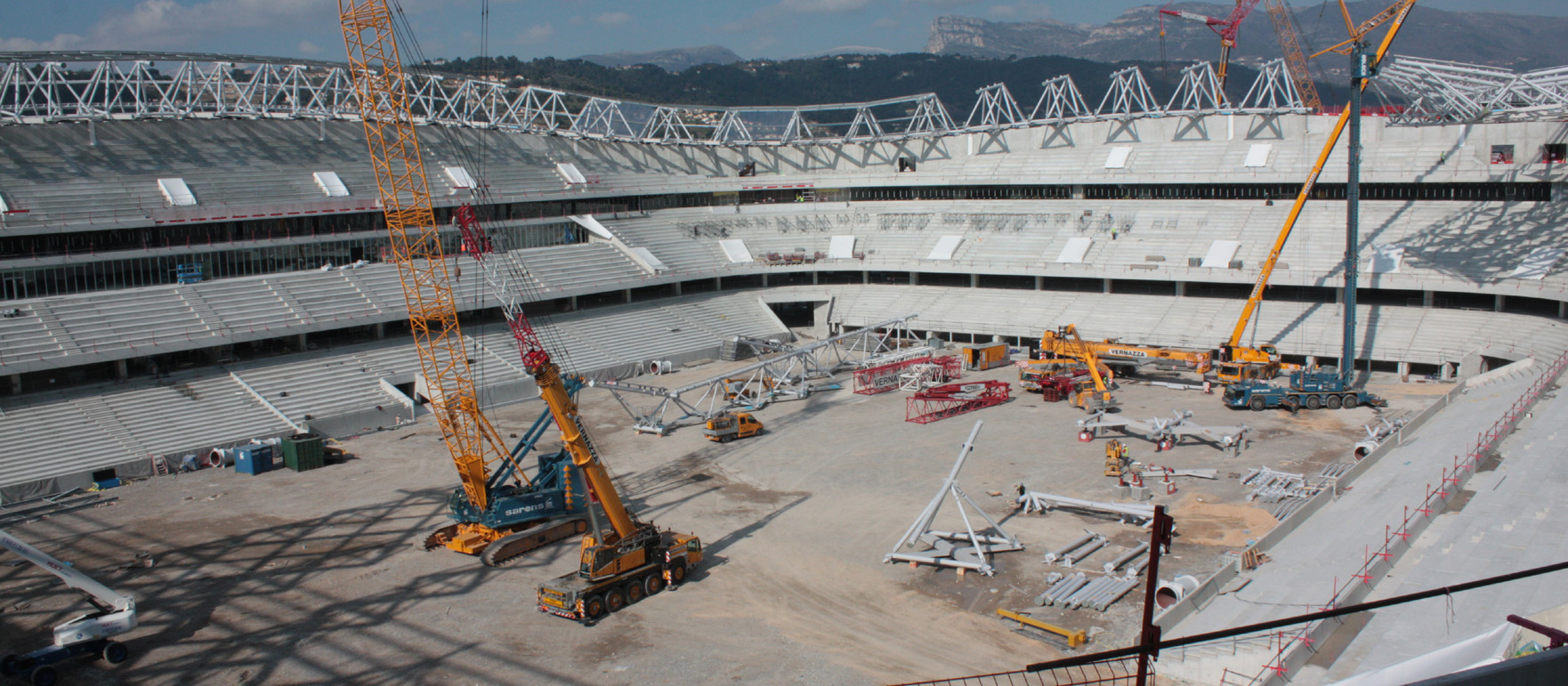 CONSTRUCTION DU STADE ALLIANZ RIVERA - TERRASSEMENTS