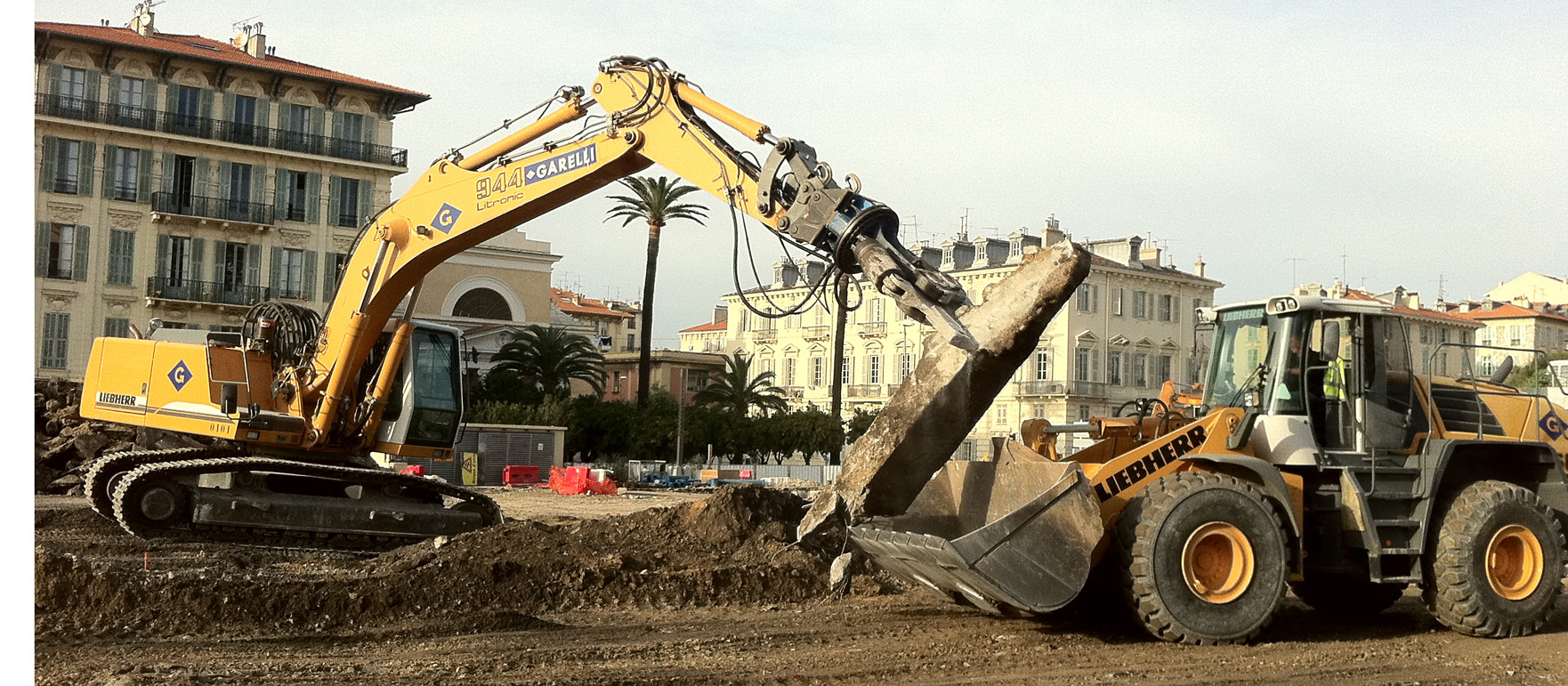 DEMOLITION DU PARC AUTO - PROMENADE DU PAILLON